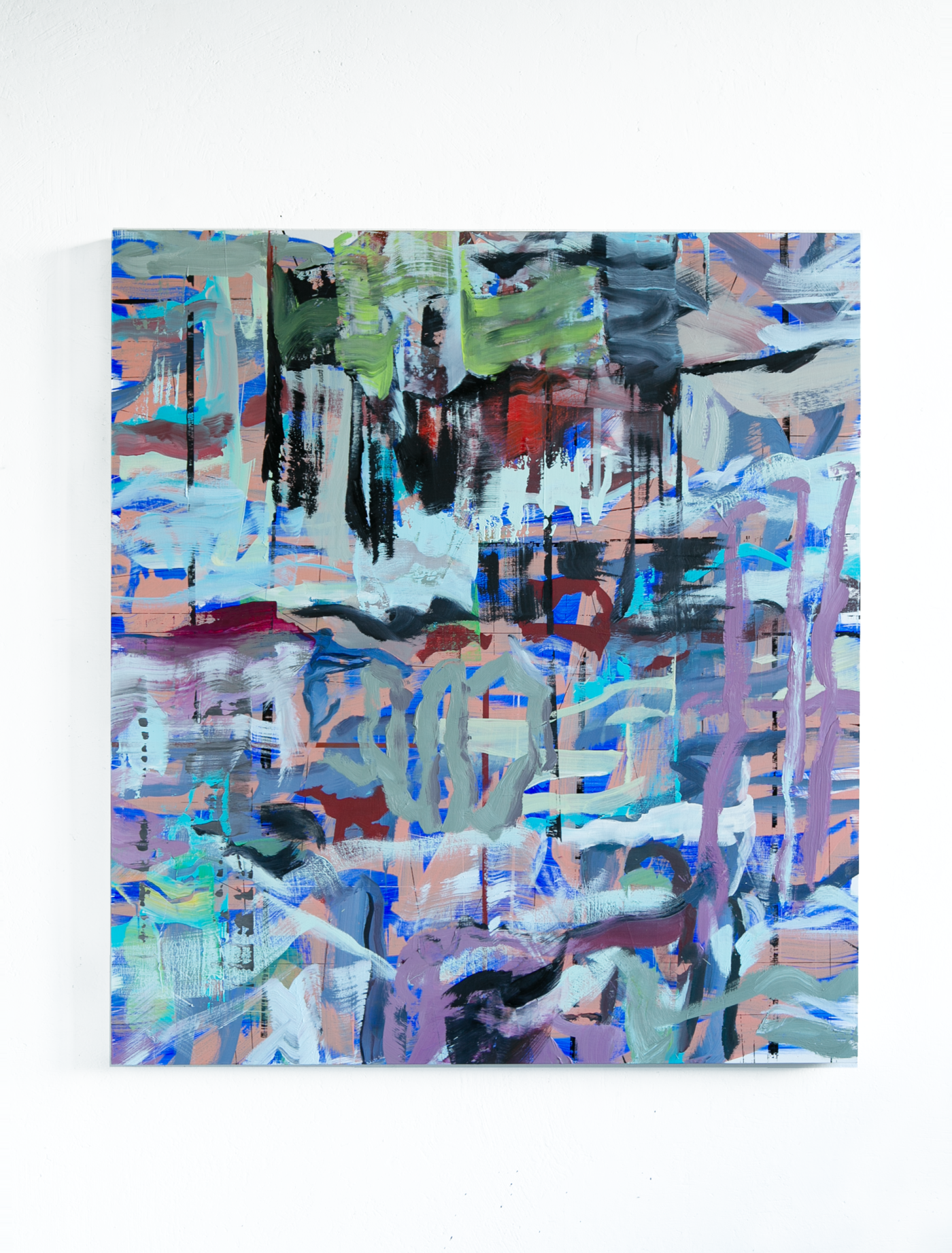 o.T. Ölfarbe auf Leinwand, 1000 x 90 cm. 2023-25